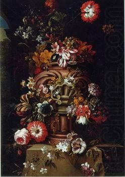 Floral, beautiful classical still life of flowers.126, unknow artist